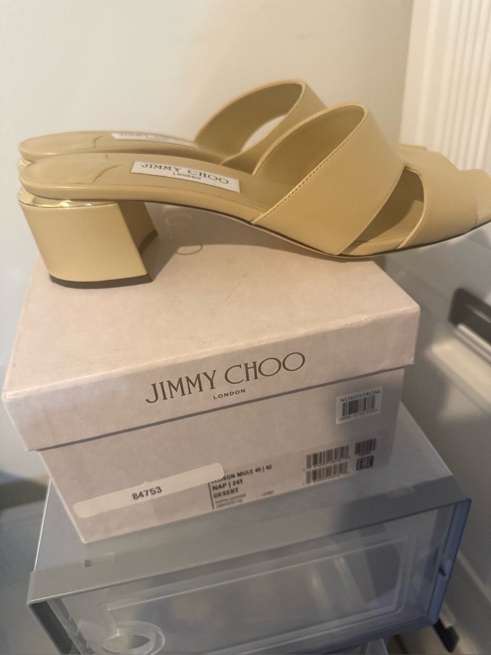 Size 42 Jimmy Choo Ellison Mule 45mm